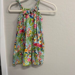 Tommy Bahama Green and Pink Casual Dress